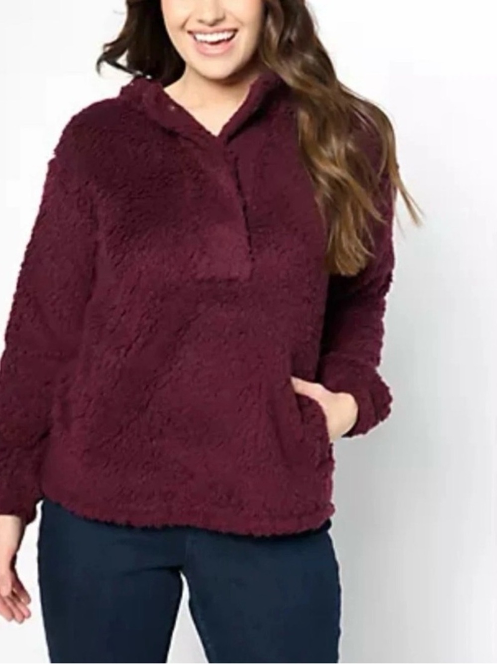 Koolaburra by UGG Brushed Back Sherpa Hoodie
